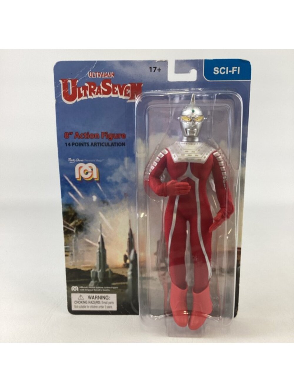 Mego MC UltraSeven Ultra Man 8" Action Figure Toy Sealed Remake 2020 New Sci-Fi